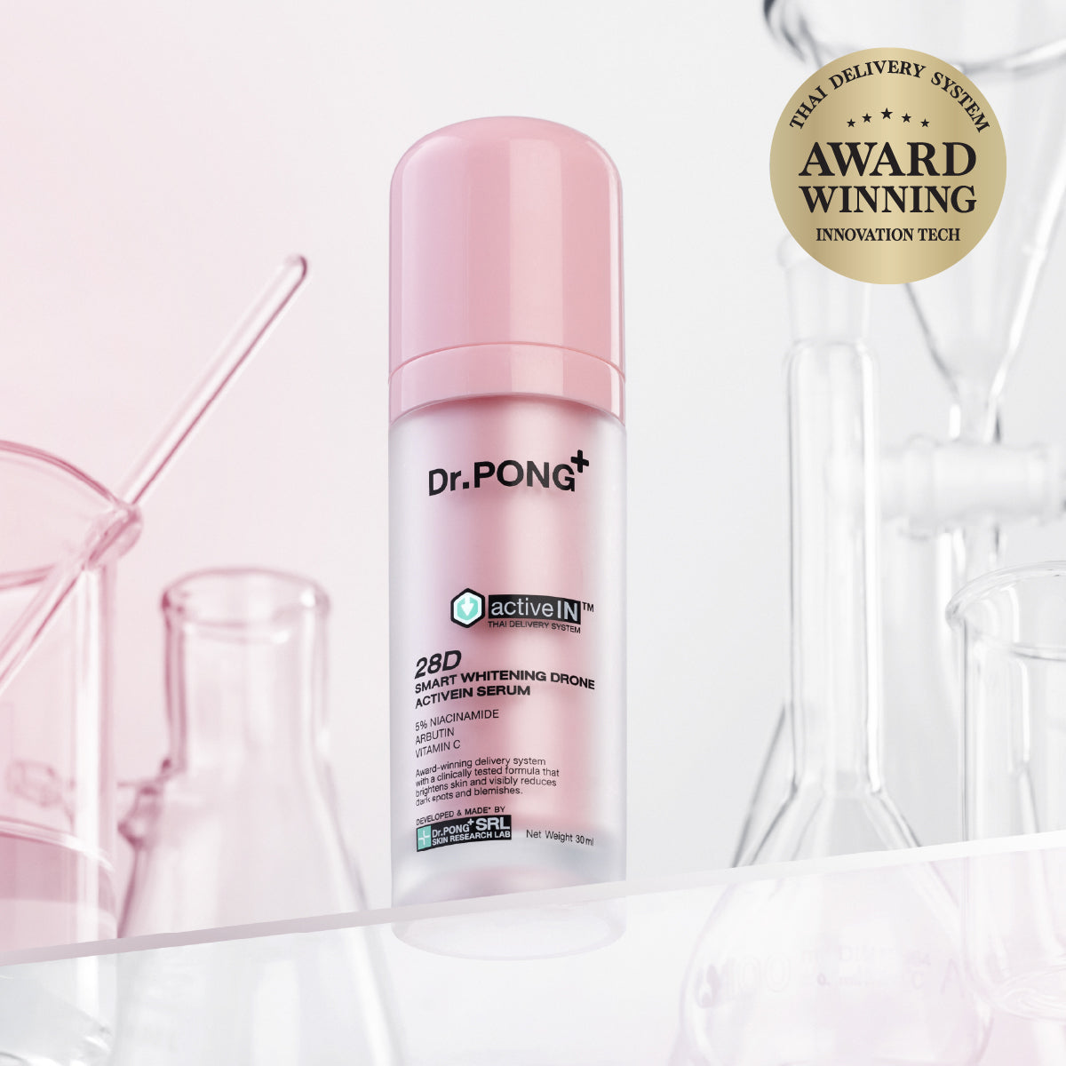 [ซื้อ 2แถม1] Dr.PONG 28D SMART WHITENING DRONE ACTIVEIN SERUM