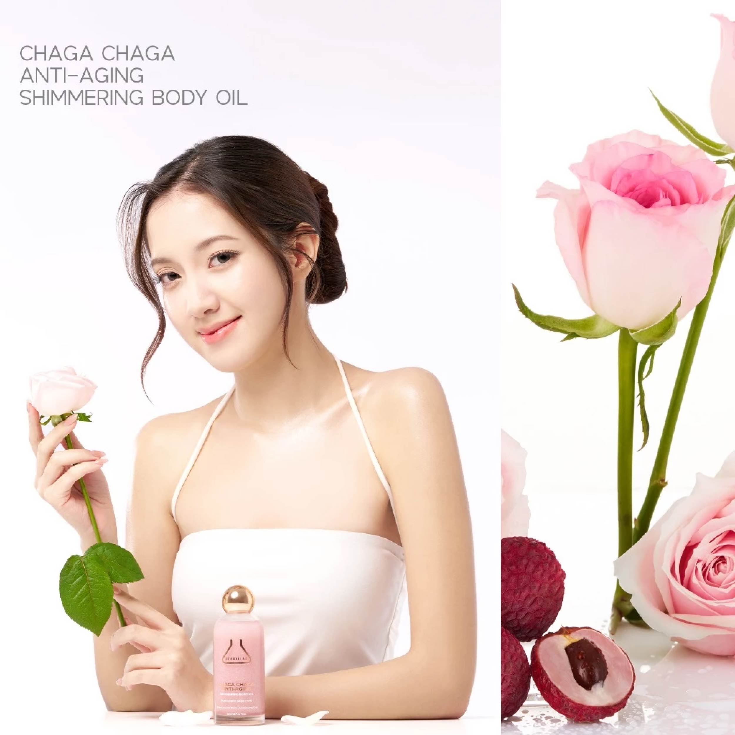 BEAUTILAB ANTI-AGING SHIMMERING BODY OIL PEACH NECTAR