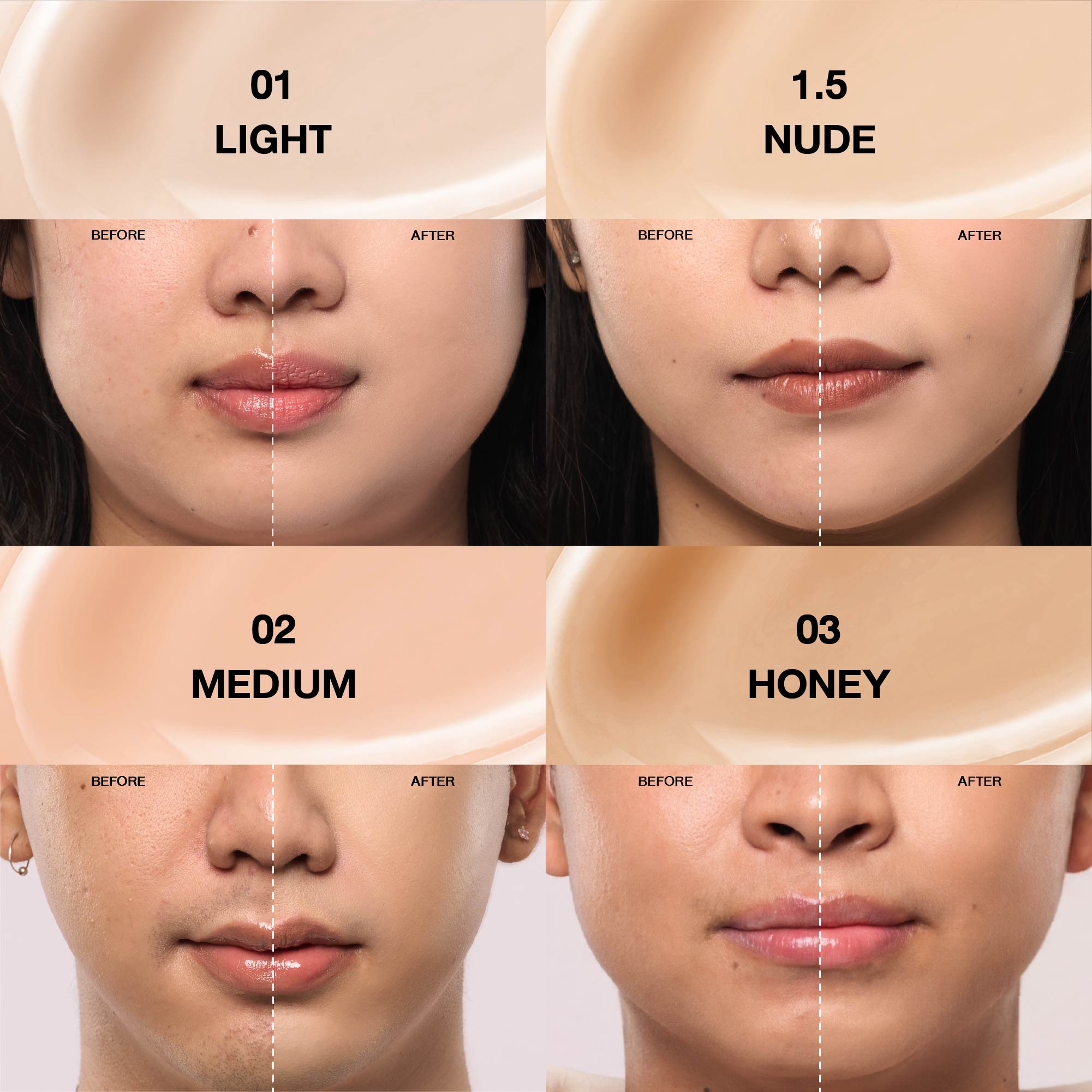 [ซื้อ1แถม1] Dr.PONG MATTE PRO ACNE ACE LONGWEAR CUSHION SPF50+ PA++++