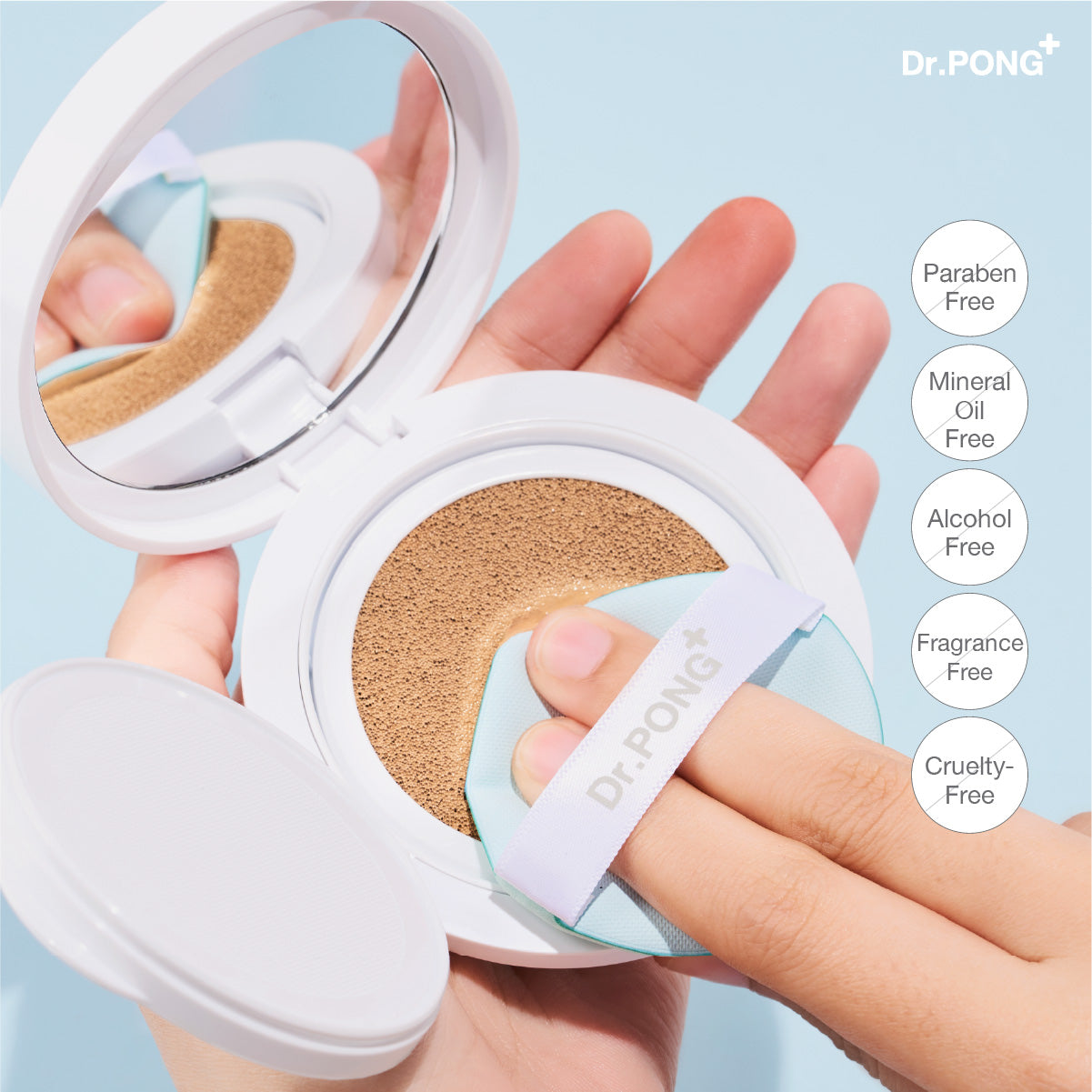 [ซื้อ1แถม1] Dr.PONG ACNE ACE LONGWEAR CUSHION
