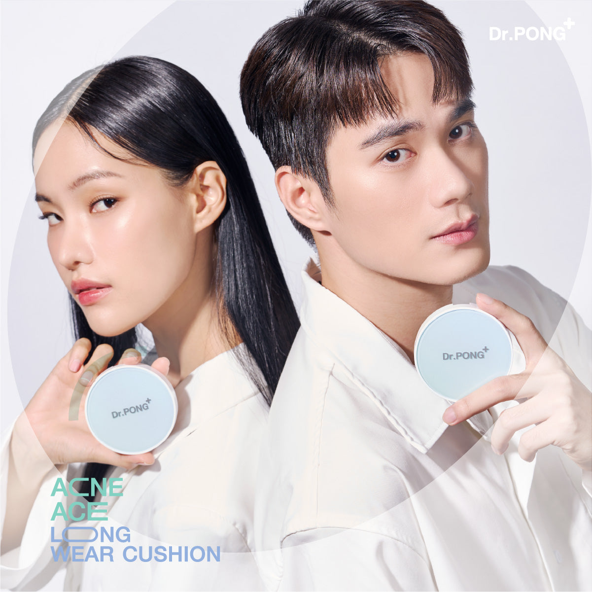 [ซื้อ1แถม1] Dr.PONG ACNE ACE LONGWEAR CUSHION
