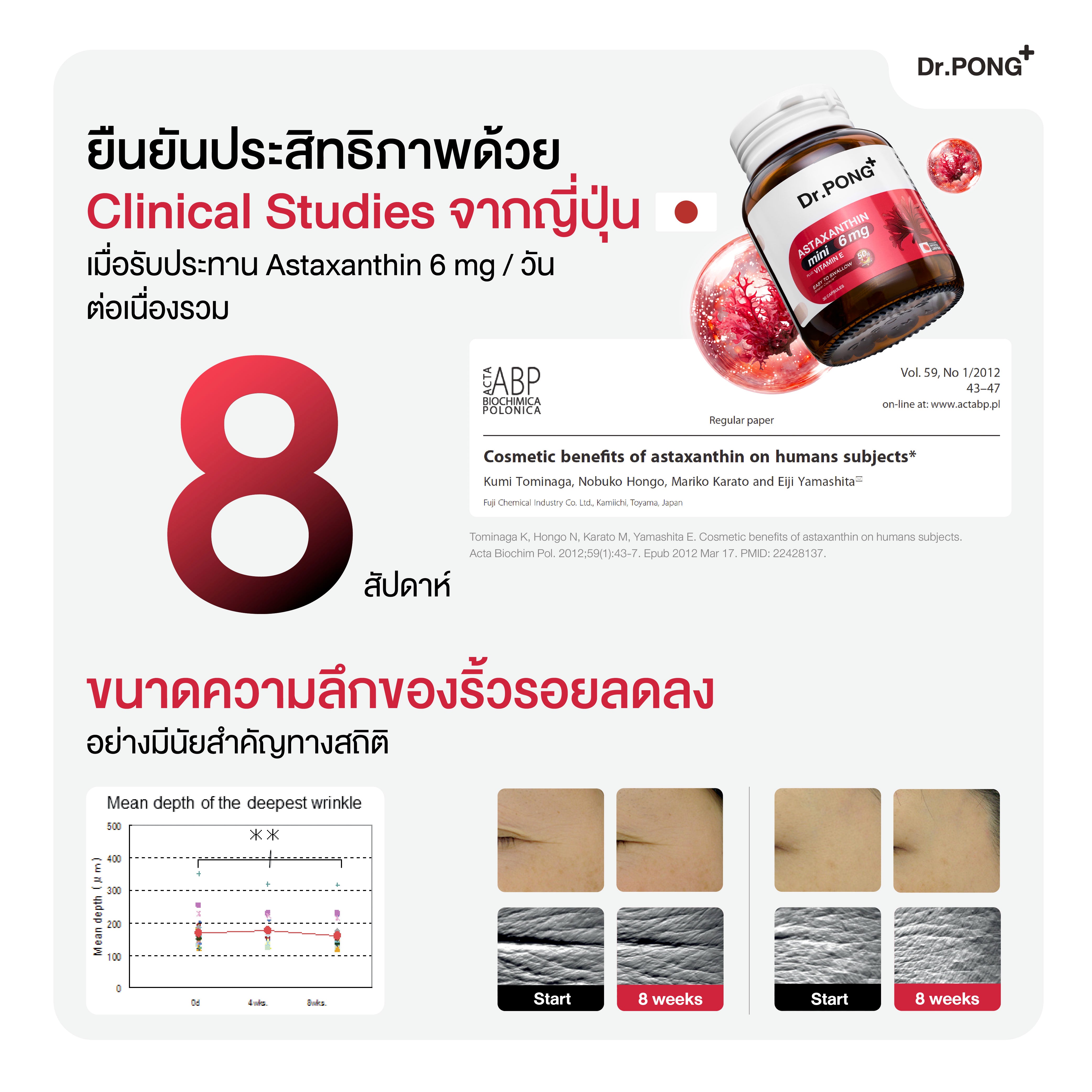 Dr.PONG ASTAXANTHIN MINI 6 MG PLUS VITAMIN E 30Capsules