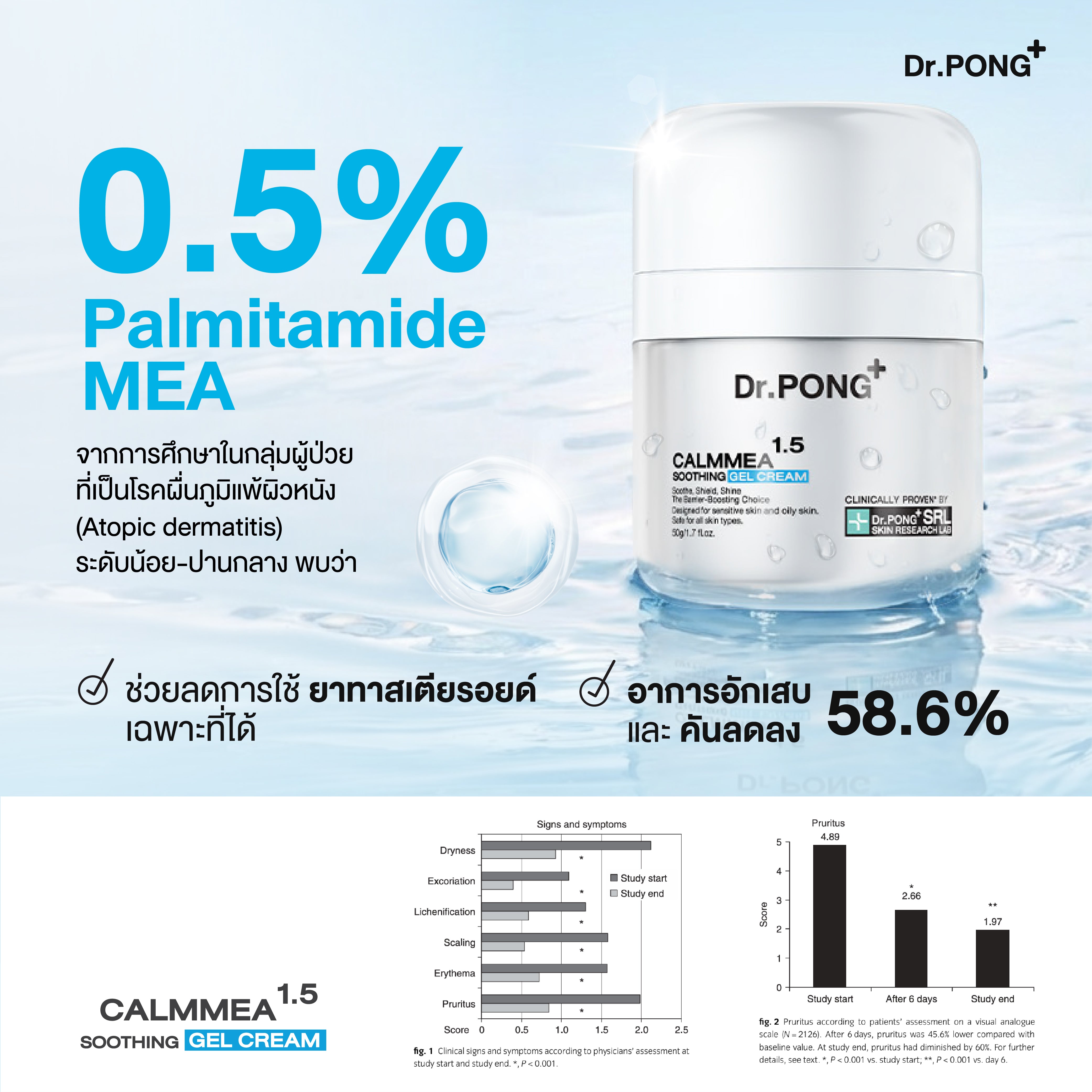 Dr.PONG CALMMEA 1.5 SOOTHING GEL CREAM