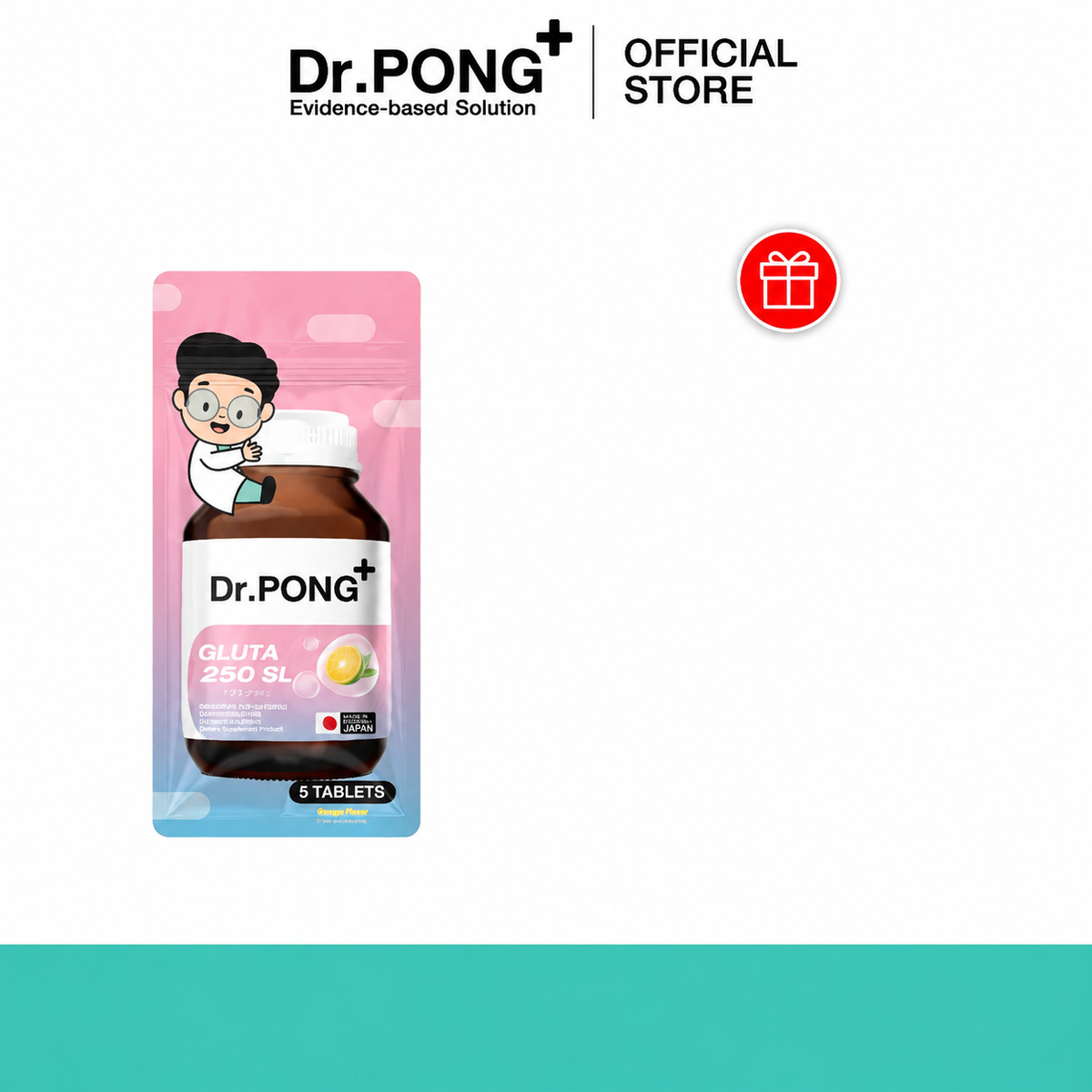 Dr.PONG_GLUTA 250 SL_5Tablets_Sachet