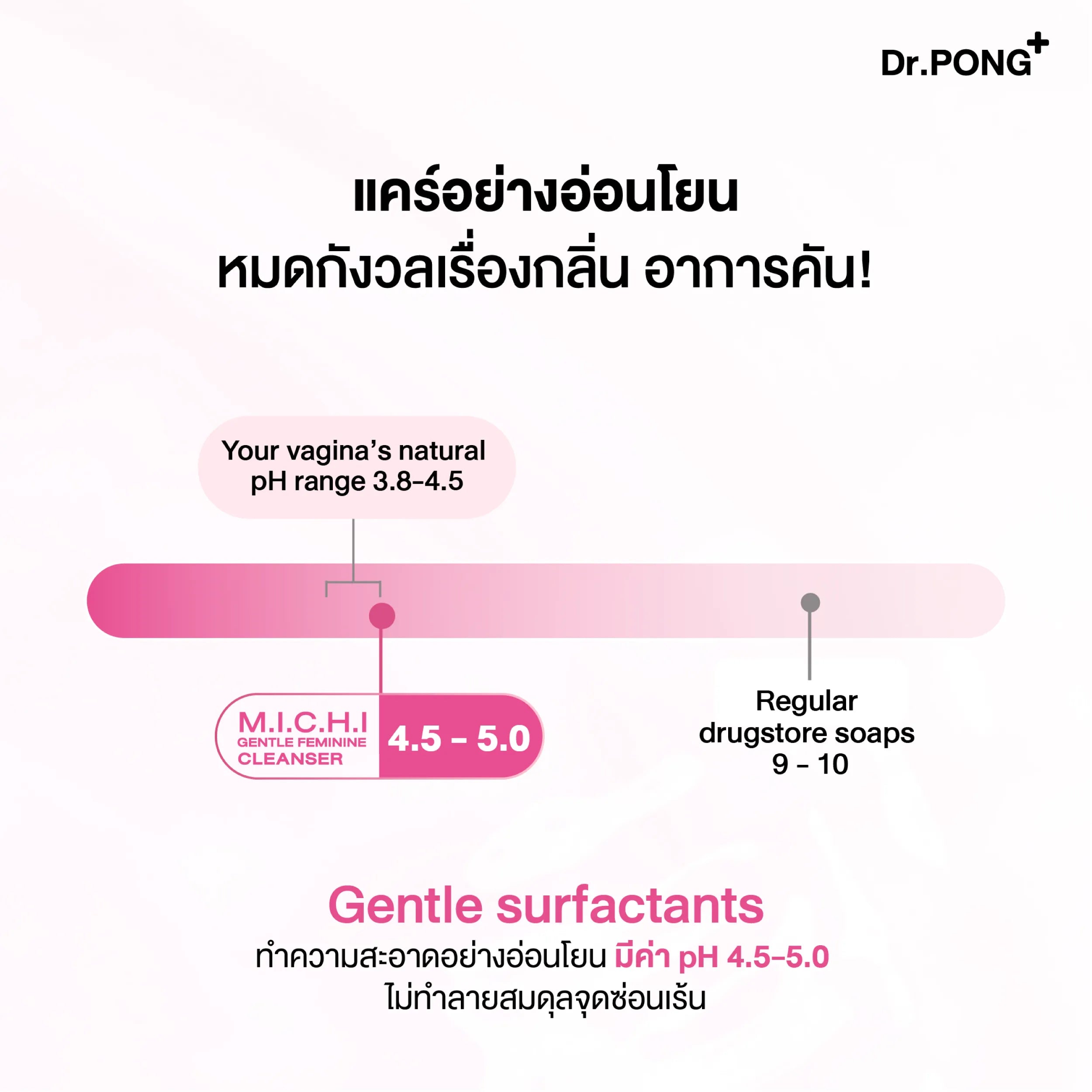 Dr.PONG M.I.C.H.I GENTLE FEMININE CLEANSER 100ml