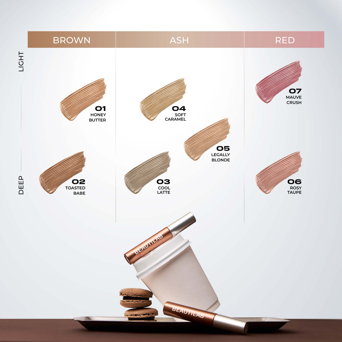 [บุฟเฟต์] BEAUTILAB CLOUDBROW NATURAL FLUFFY LOOKING TINTED MASCARA