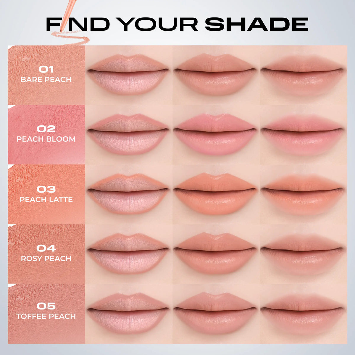 [บุฟเฟต์] BEAUTILAB PEACH PERFECT STAY LIP LINER
