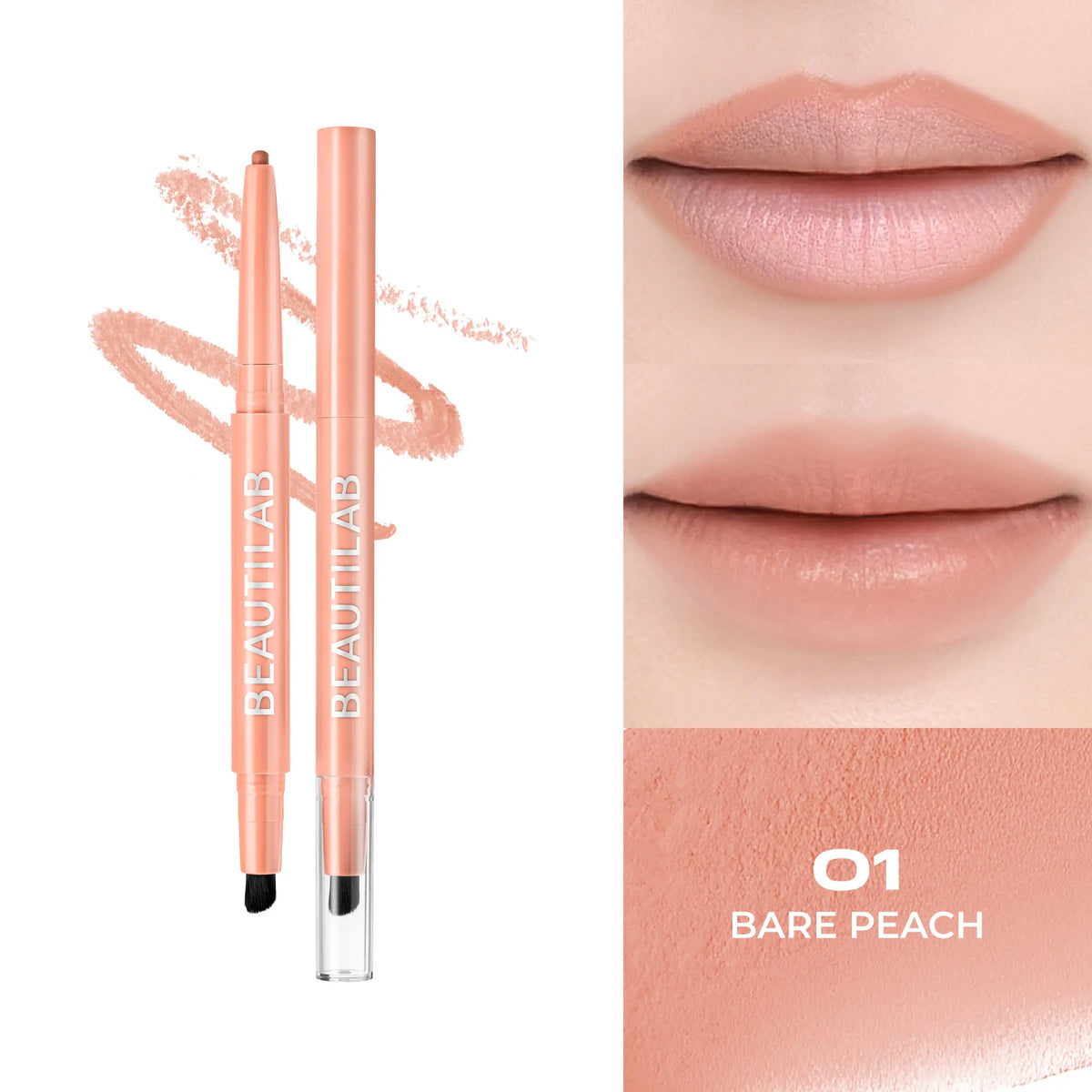 [บุฟเฟต์] BEAUTILAB PEACH PERFECT STAY LIP LINER
