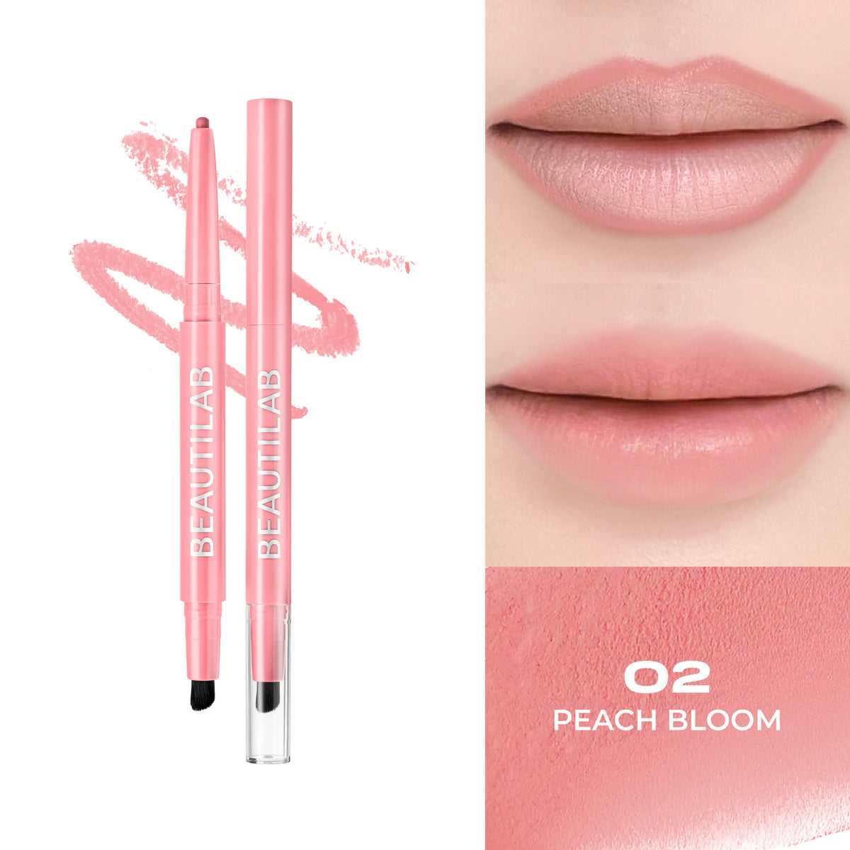 [บุฟเฟต์] BEAUTILAB PEACH PERFECT STAY LIP LINER