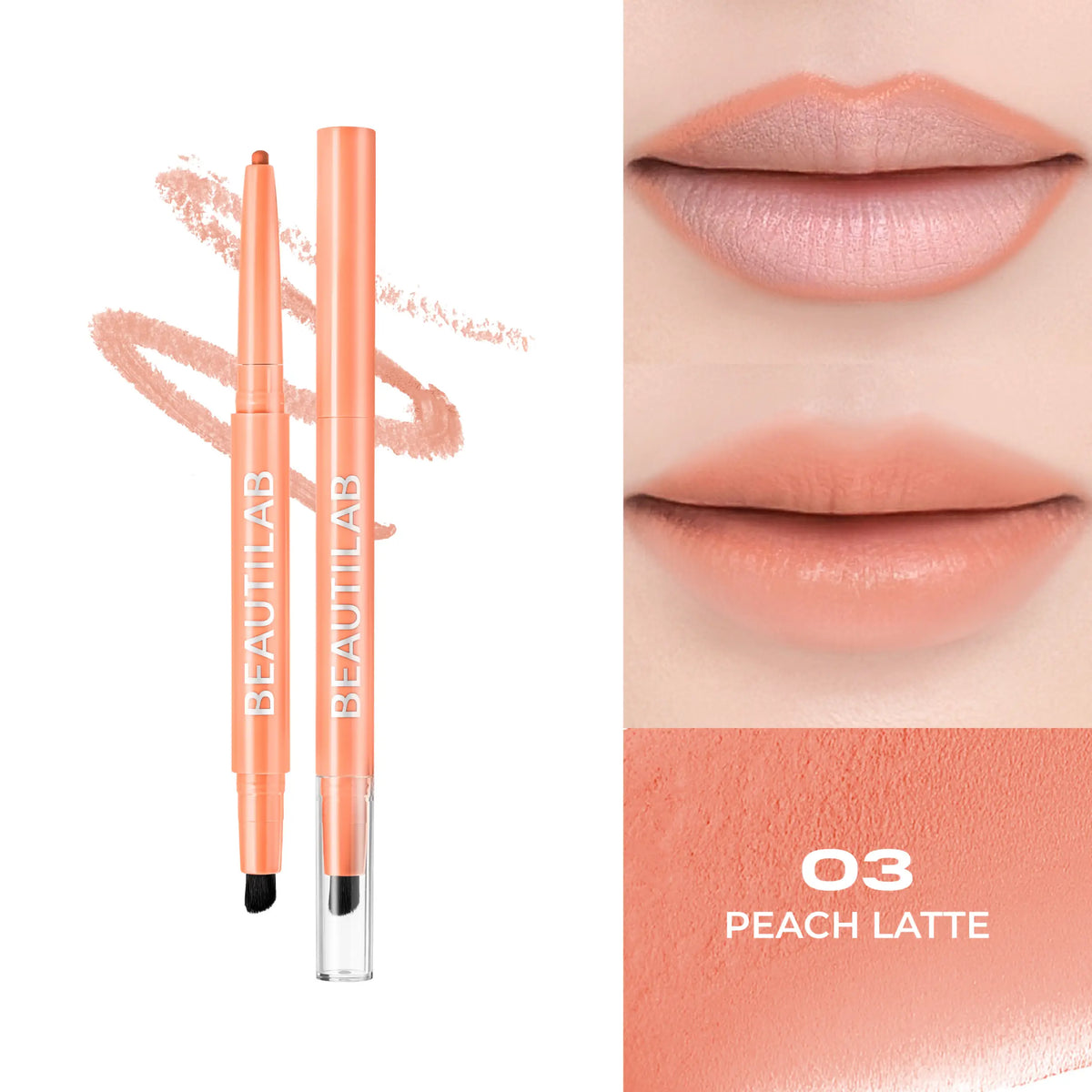 [บุฟเฟต์] BEAUTILAB PEACH PERFECT STAY LIP LINER