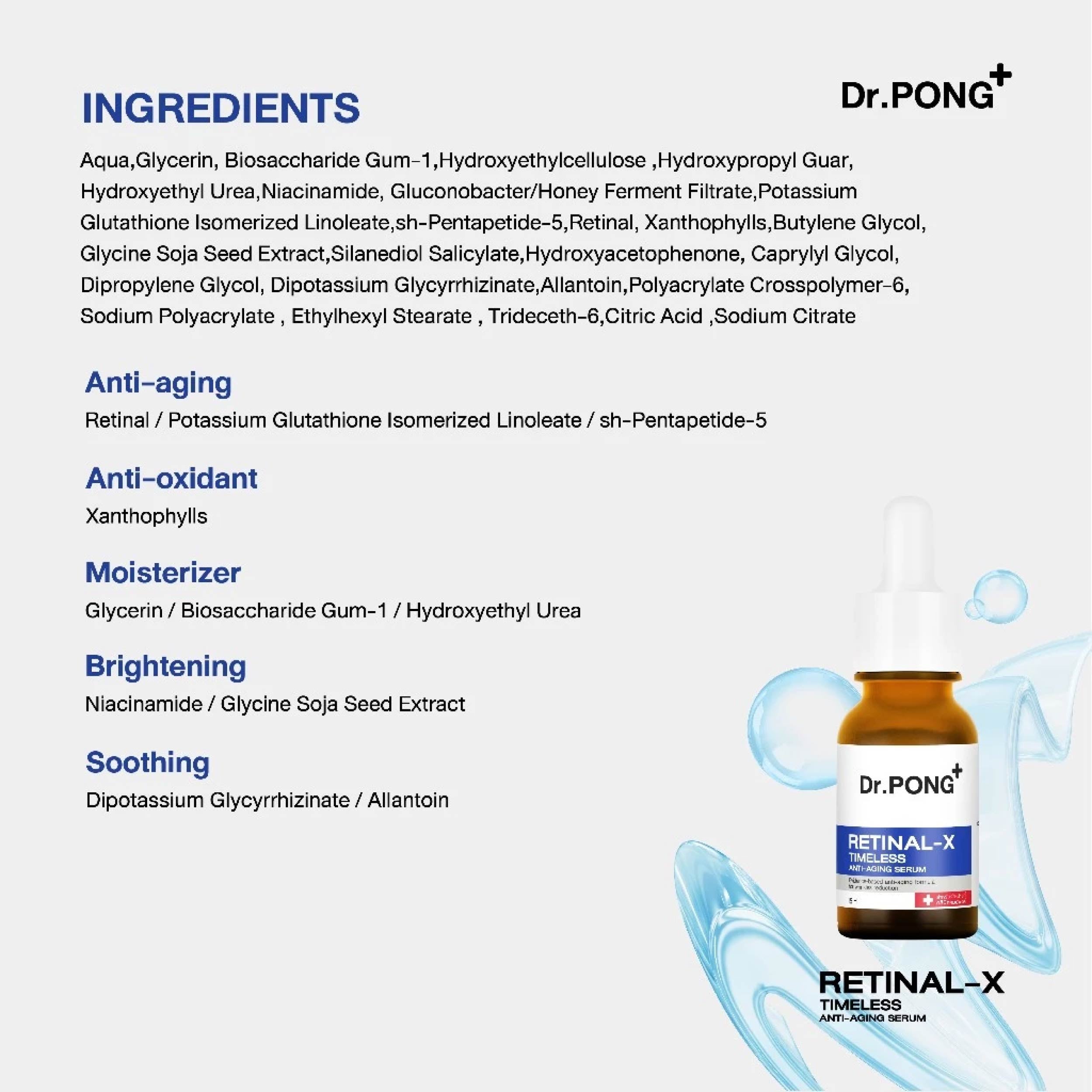Dr.PONG RETINAL-X TIMELESS ANTI-AGING SERUM