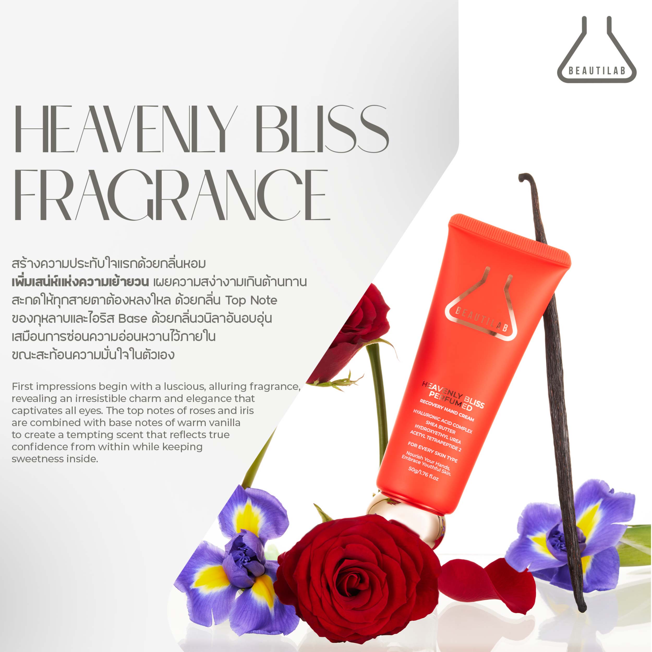 BEAUTILAB PEACH NECTAR RECOVERY HAND CREAM