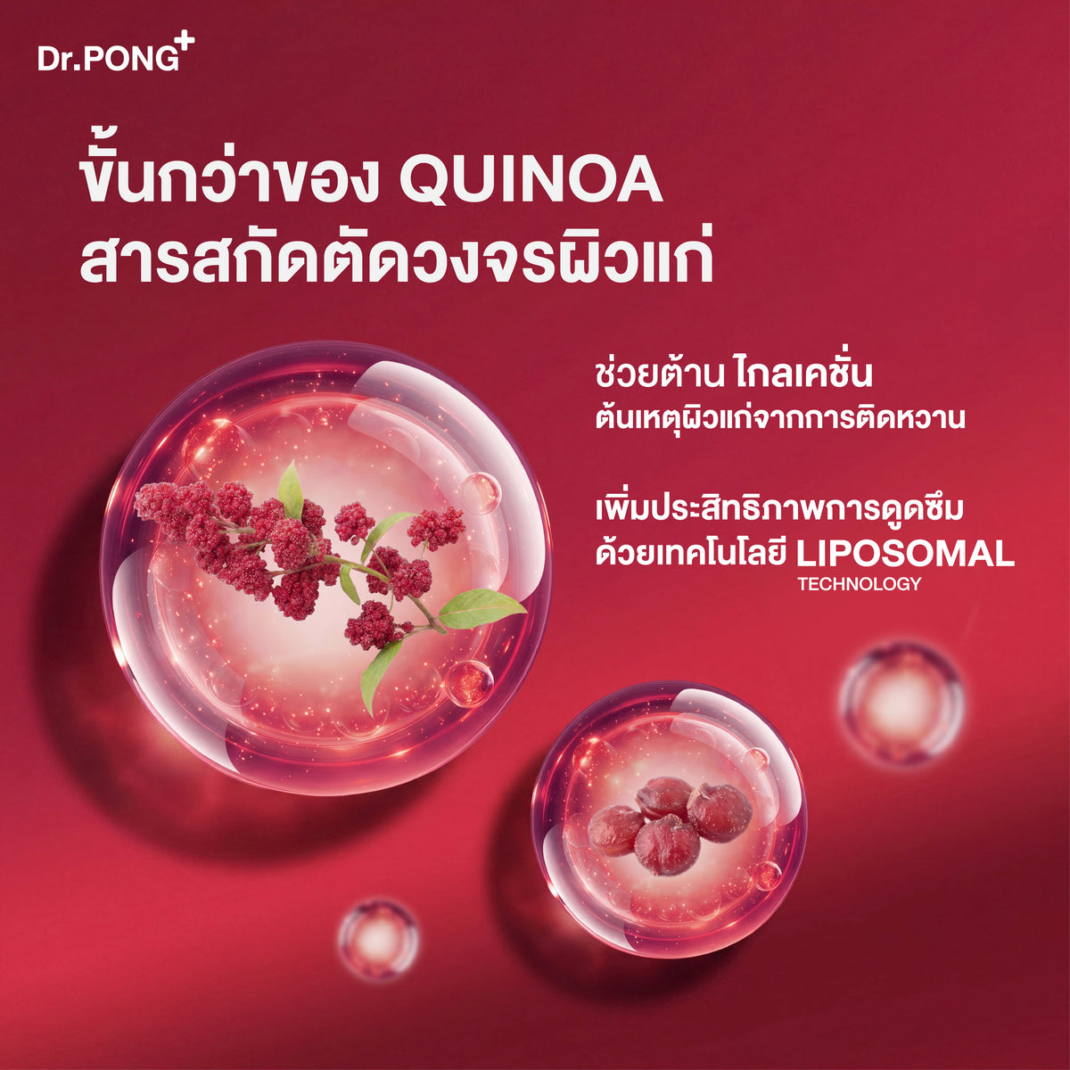 Dr.PONG RUBY RED QUINOA PLUS VITAMIN C 30Capsules