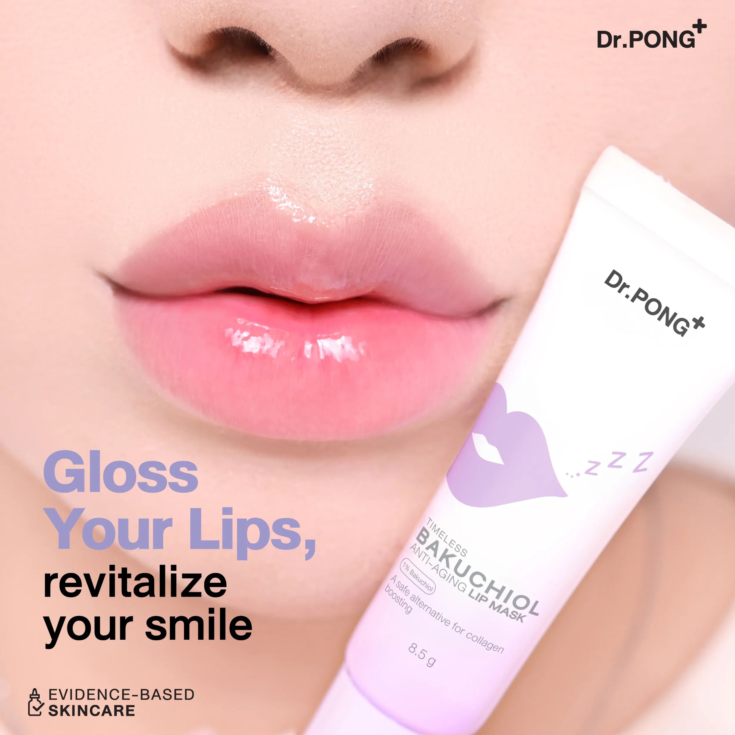 Dr.PONG TIMELESS BAKUCHIOL ANTI-AGING LIP MASK Tube 8.5g