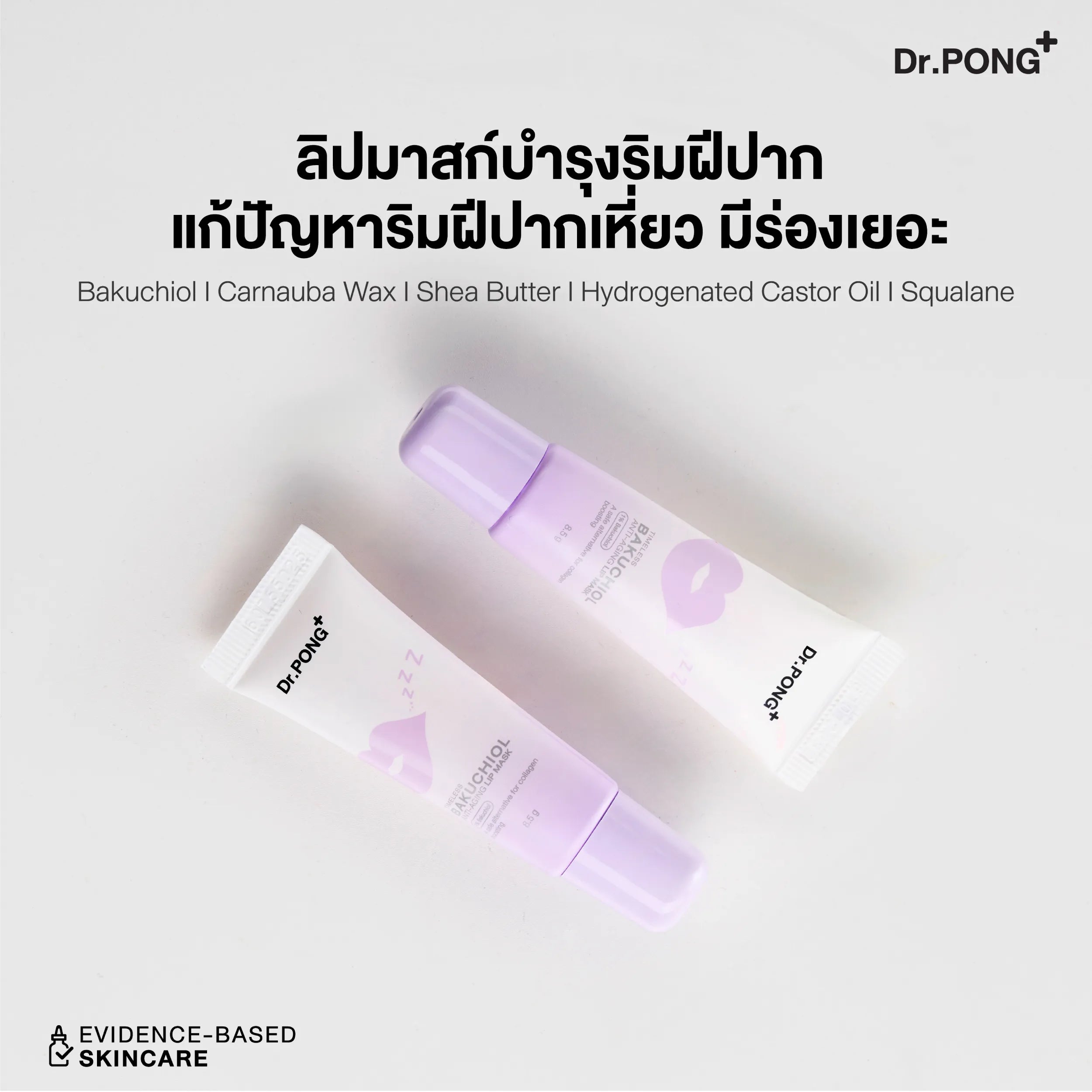 Dr.PONG TIMELESS BAKUCHIOL ANTI-AGING LIP MASK Tube 8.5g