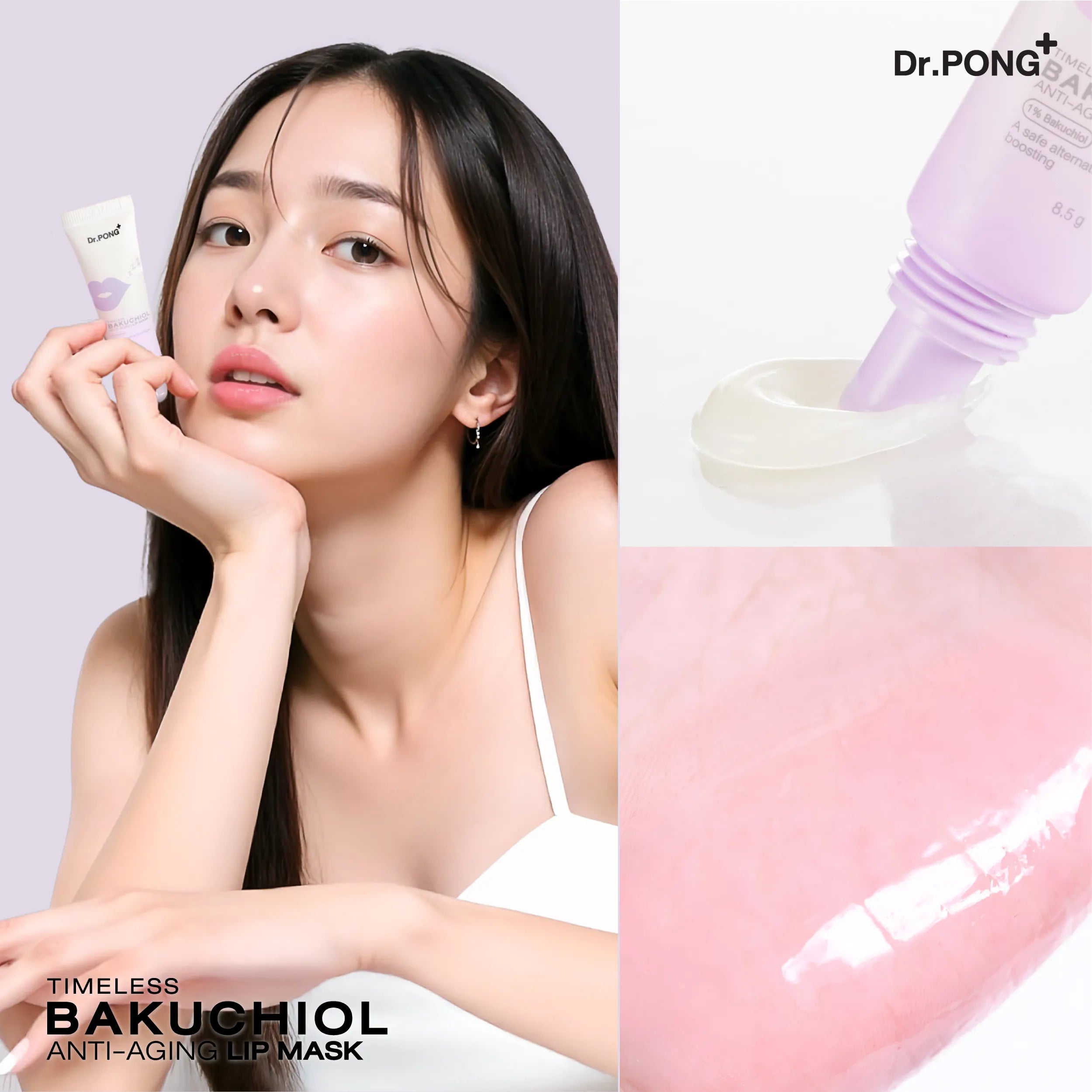 Dr.PONG TIMELESS BAKUCHIOL ANTI-AGING LIP MASK Tube 8.5g