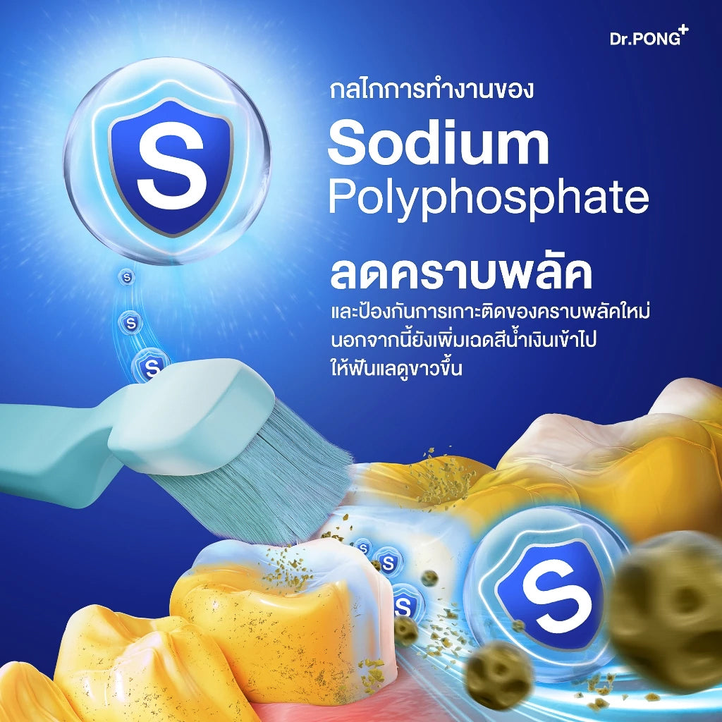 [บุฟเฟต์] Dr.PONG Y2B WHITENING COLOR TOOTHPASTE 100g